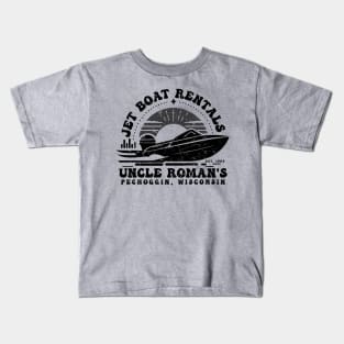 Uncle Roman's Jet Boat Rental v2 Kids T-Shirt